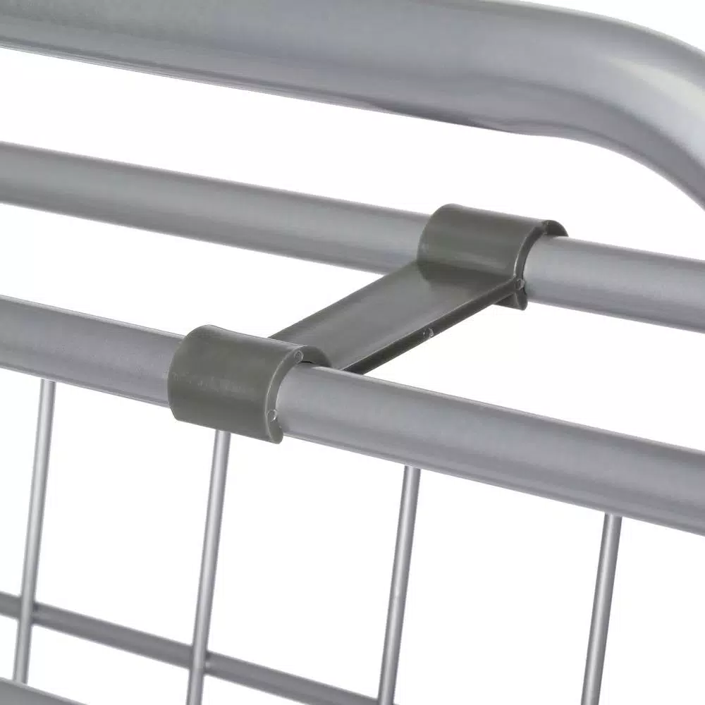 Polder Superlight Shopping Cart, Lightweight Aluminum Grocery & Utility Cart with 360° Swivel Wheels