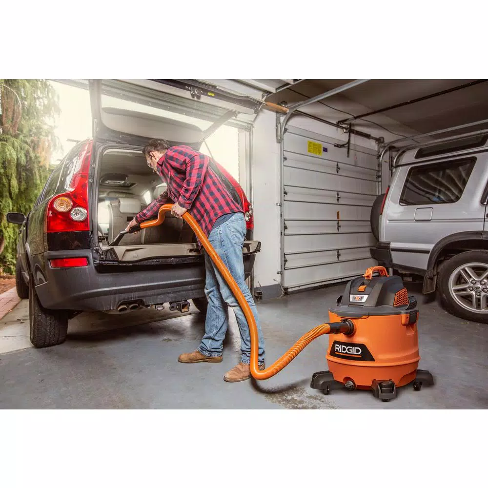 RIDGID 14 Gal. 6.0 Peak HP NXT Wet/Dry Shop Vacuum with Premium Car Cleaning Kit