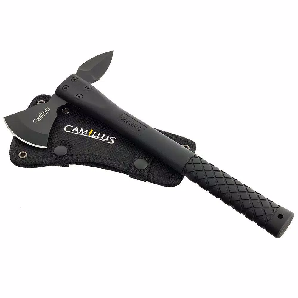 Camillus Ravenous Titanium Bonded Hatchet with Ballistic Nylon Sheath