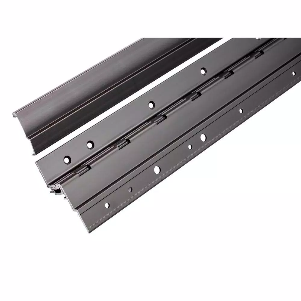 Global Door Controls 83 in. Heavy Duty Full Surface Continuous Hinge, Duranodic Finish