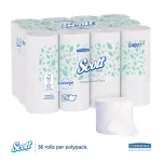 Kimberly-Clark PROFESSIONAL Scott Coreless Standard Bath Tissue, 2-Ply, White, 36 Rolls thumbnail 3