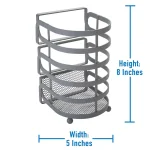 Kitchen Details Oversized Utensil Holder - Gray Steel Utensil Crock thumbnail 3