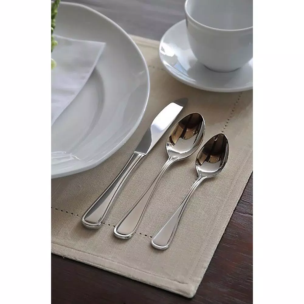 Oneida New Rim 18/10 Stainless Steel Euro Teaspoons, 12-Pack