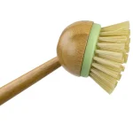 Home Basics Bliss Collection 2.75 in. Scrub Brush with Eco-Friendly Bamboo Handle and Nylon Bristles thumbnail 2