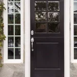 Design House Coventry Polished Chrome Single Cylinder Deadbolt Entry Handleset with Cambridge Interior Knob thumbnail 3