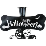 Haunted Hill Farm 71 in. Black Wicked Witch Animated Lamp Post with Spooky Music thumbnail 4