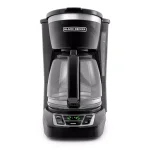 Black+Decker 12-Cup Programmable Drip Coffee Maker with Sneak-A-Cup Technology, Black thumbnail 5