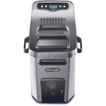 DeLonghi De'Longhi Livenza Dual Zone 4.5L Stainless Steel Deep Fryer with Easy Clean Drain System thumbnail 2