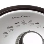 Classic Cuisine 3.7 Qt. Oil-Free Air Fryer, 1500W, Black thumbnail 5