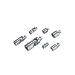 Industro 7-Piece Universal Joint and Socket Adaptor Set, 1/4 in., 3/8 in., 1/2 in. Drive, Chrome Vanadium Steel thumbnail 1