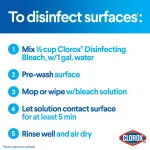 Clorox Disinfecting Bleach Regular Concentrated Liquid, 121 oz (Pack of 3) thumbnail 4