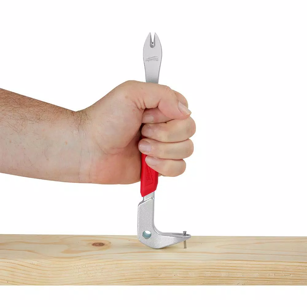 Milwaukee 9 in. Finish Nail Puller with Dimpler and SMOOTHPULL Head Geometry