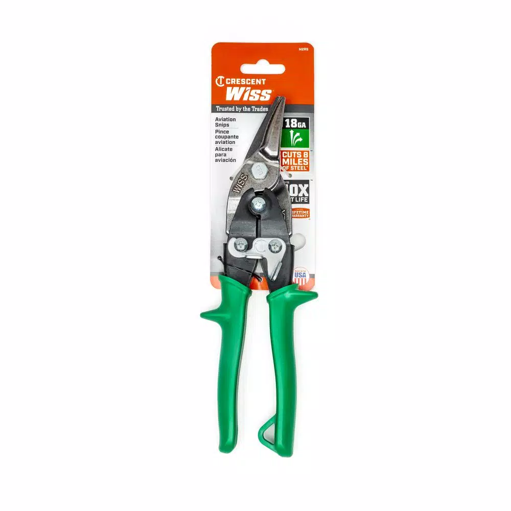 Wiss Crescent Wiss MetalMaster 9-3/4 in. Aviation Snips, Right Cut