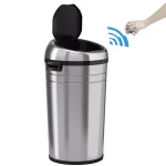 iTouchless 23 Gallon Stainless Steel Touchless Sensor Trash Can with Odor Control and Wheels thumbnail 3