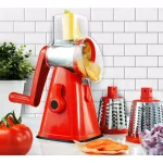 As Seen on TV NutriSlicer 3-in-1 Rotating Mandoline Slicer and Grater, Stainless Steel thumbnail 4