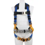 Werner Blue Armor 2000 Construction Harness with 3 D-Rings and Removable Work Belt, Small, Blue thumbnail 8