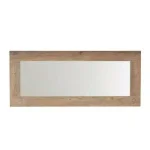 Household Essentials Ashwood Rectangular Wall Mirror, Gray Distressed Woodgrain Frame, 29.5 x 12.6 in. thumbnail 2