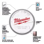 Milwaukee 14 in. 80T Carbide Tipped Aluminum and Metal Cutting Circular Saw Blade thumbnail 3