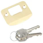 Defiant Viano Polished Brass Keyed Entry Door Lever thumbnail 5