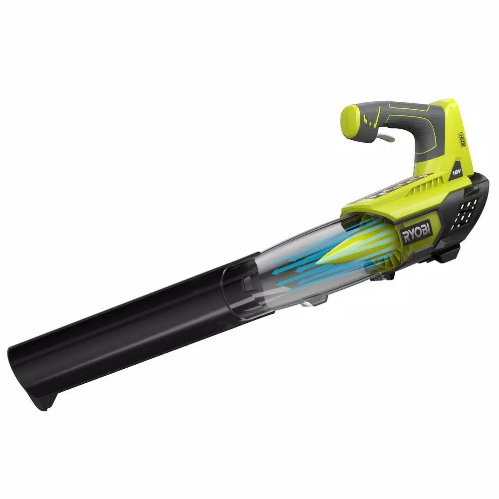 RYOBI ONE+ 18V Cordless Lithium-Ion Jet Fan Leaf Blower, 100 MPH, 280 CFM (Tool Only)