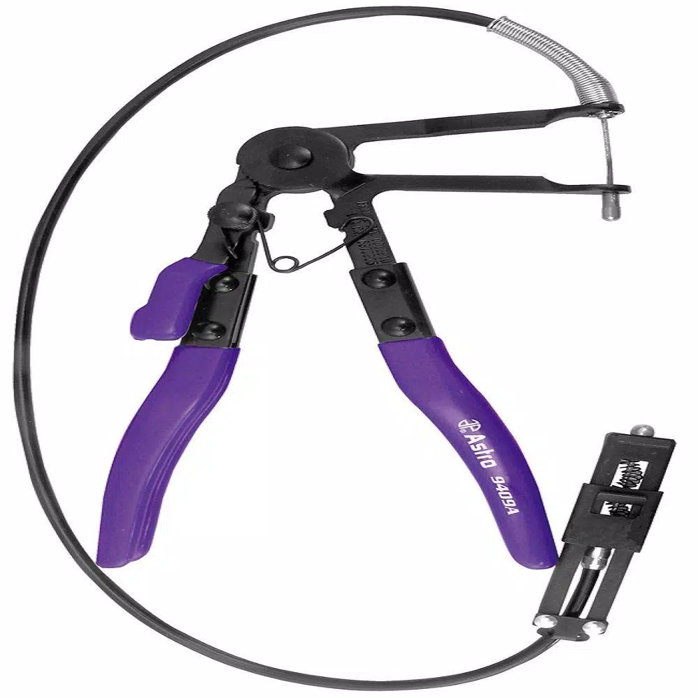 Astro Pneumatic Hose Clamp Pliers with Extended Reach and Locking Mechanism