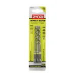 RYOBI 3-Piece Impact Rated Masonry Drill Bit Set, 1/4 in. Hex Shank thumbnail 1