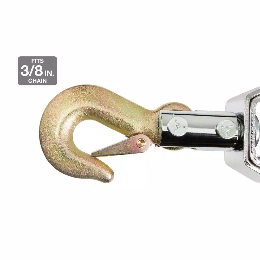 TEKTON 2 Ton Dual Gear Power Puller with 3/16 in. Aircraft-Grade Steel Cable