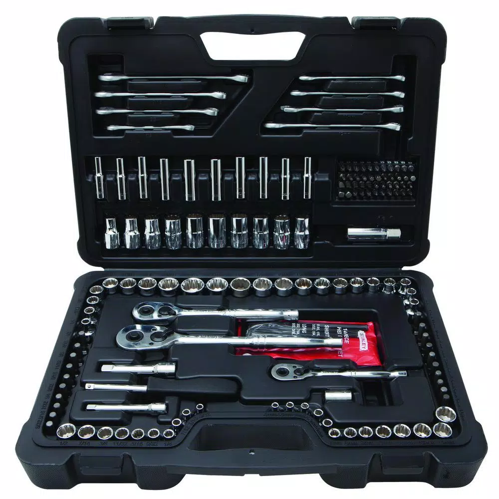 Stanley 173-Piece Mechanics Tool Set with Bonus FATMAX 6 ft. Keychain Tape Measure
