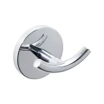 Dyconn Monterey Series Double Robe Hook - Brushed Nickel thumbnail 1