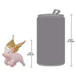 Design Toscano Hog Heaven Flying Pig Angel Holiday Ornament thumbnail 7