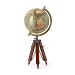 IMAX Worldwide Home PGA Tour Clubhouse 19.25 in. Globe on Mango Wood Tripod Stand thumbnail 3
