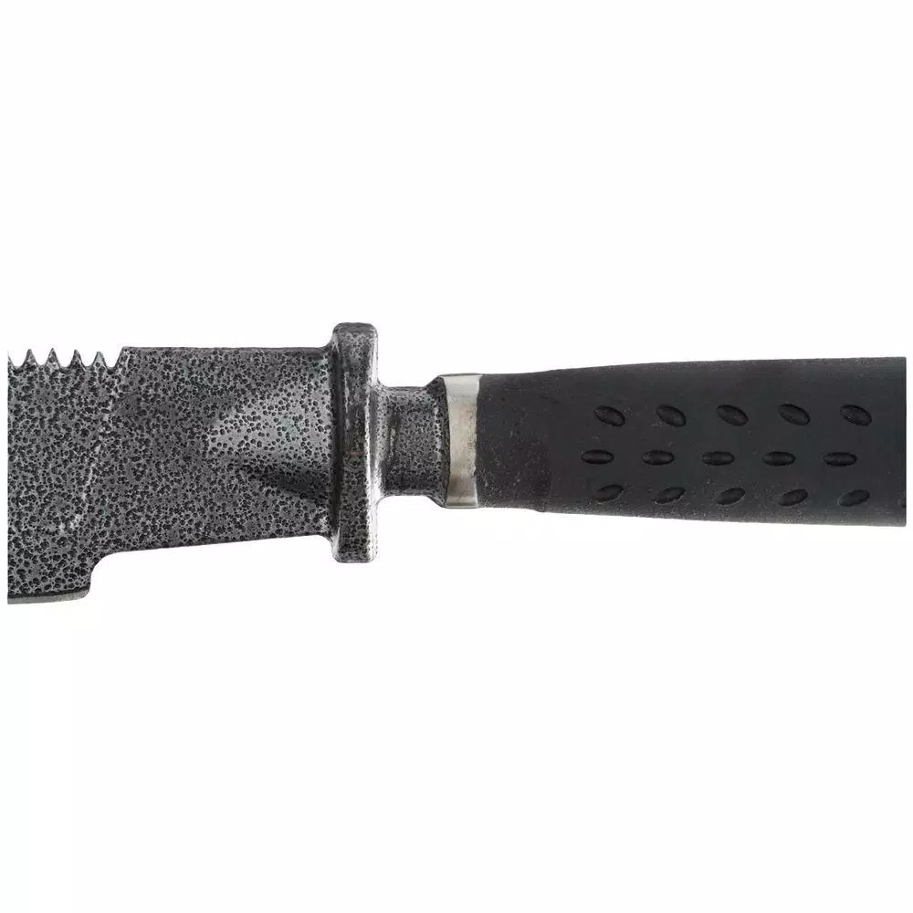 Estwing 12 in. Spear Point Serrated Fixed Blade Machete with Shock Reduction Grip