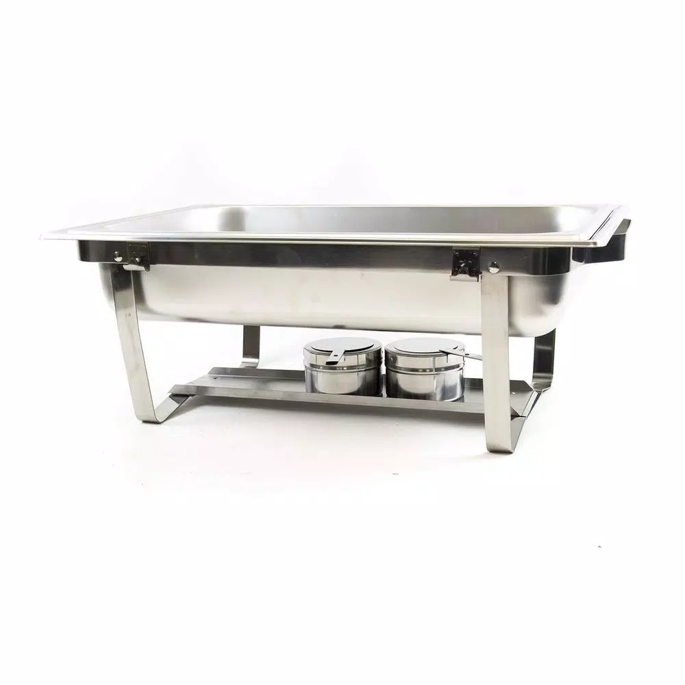 ALPHA Living 8 Qt. Stainless Steel Foldable Chafing Dish Buffet Set