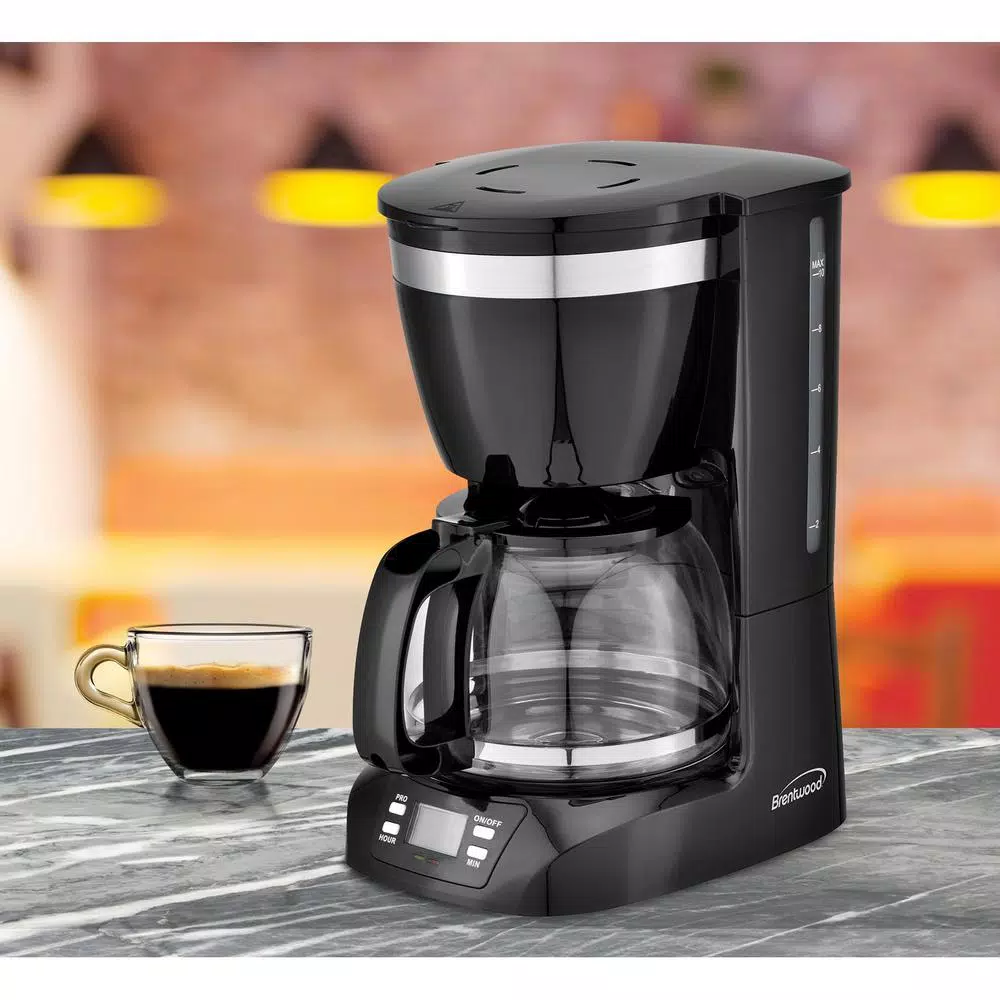 Brentwood Appliances Brentwood 10-Cup Digital Drip Coffee Maker, Black