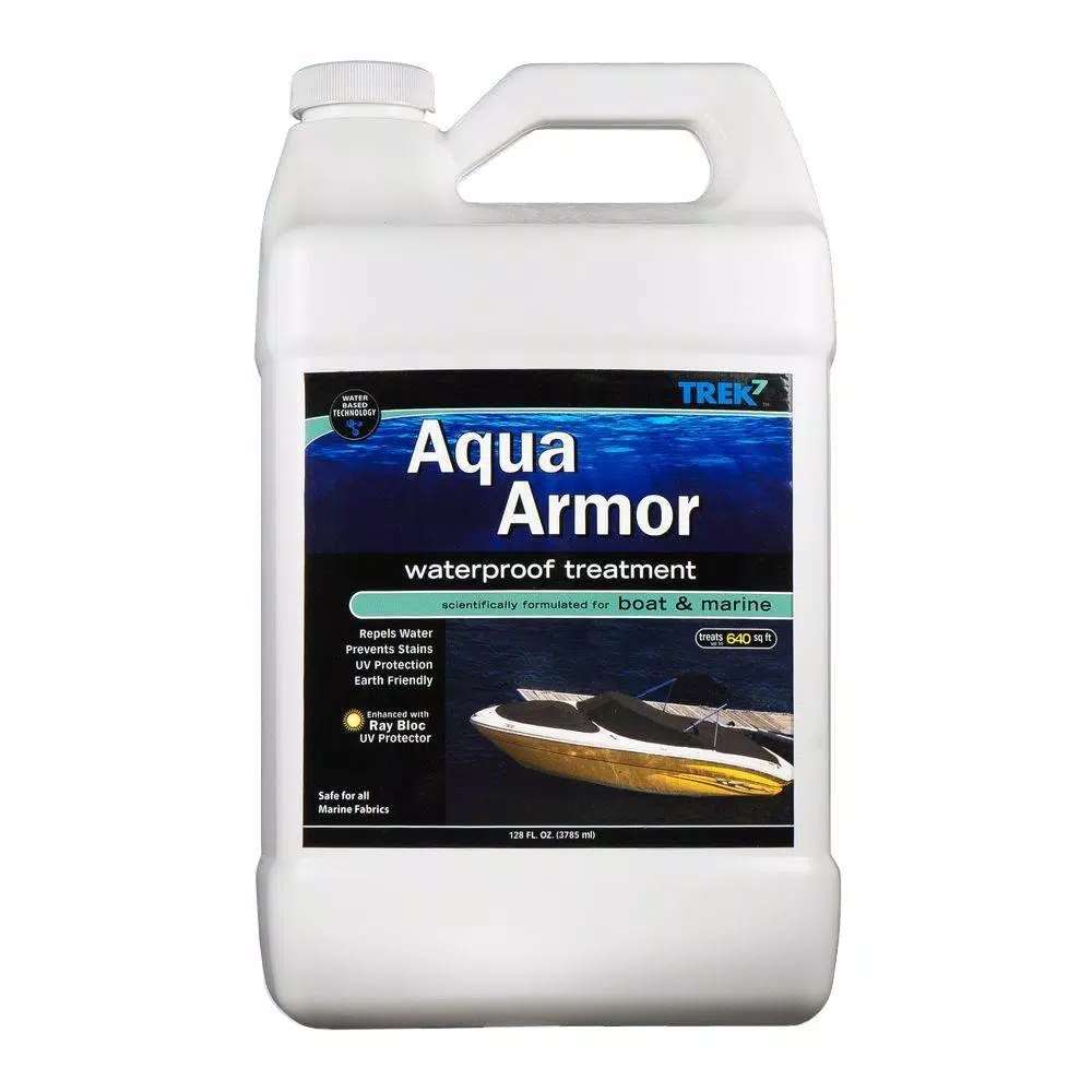 Trek7 Aqua Armor 1 Gallon Fabric Waterproofing Treatment for Boat Covers and Marine Use