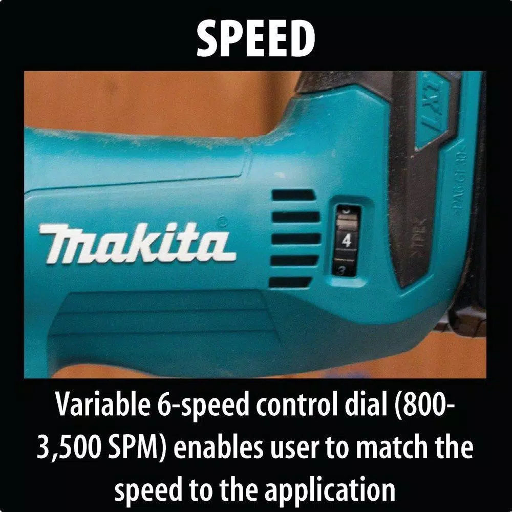 Makita 18V LXT Brushless Cordless Jig Saw, Tool-Only (XVJ02Z)