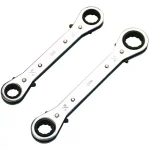 Apollo 5-Piece SAE Ratcheting Wrench Set, Heat Treated Steel thumbnail 1