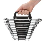 TEKTON 11-Tool Store-and-Go Wrench Rack Keeper, Black thumbnail 7