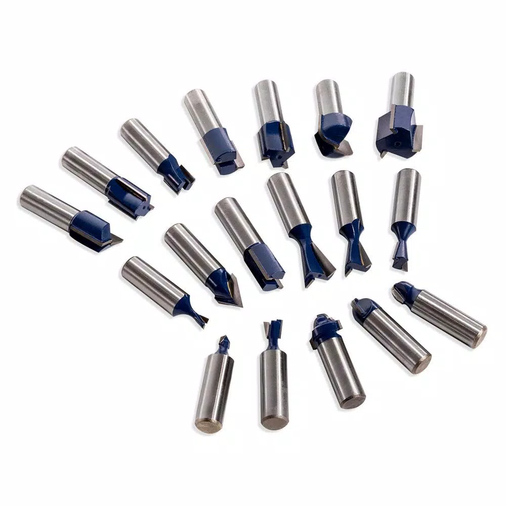 Stark 80-Piece Tungsten Carbide Multi-Purpose Router Bit Set with Aluminum Carrying Case