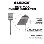 Milwaukee 6 in. SDS-Max SLEDGE Steel Floor Scraper Bit thumbnail 3