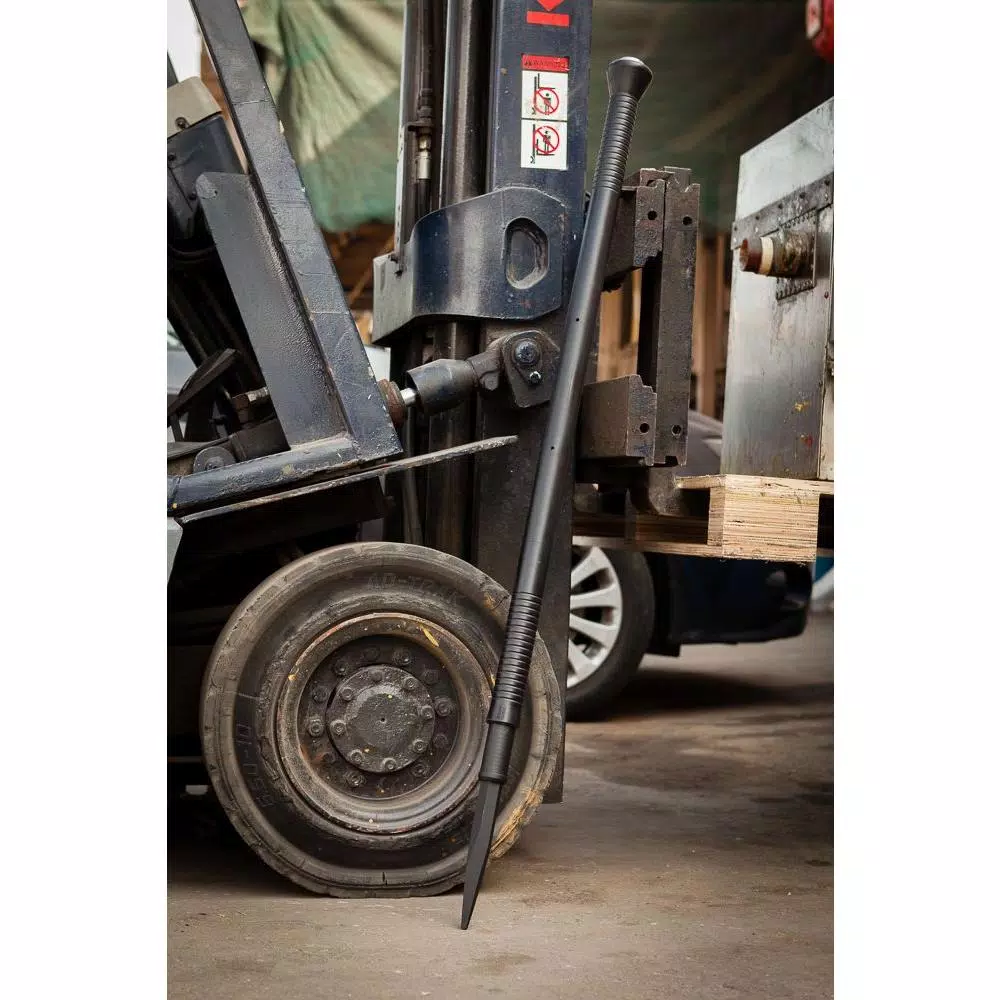 Nupla 48.5 in. Composite Fiberglass Pry Bar with Steel Point and Striking Face