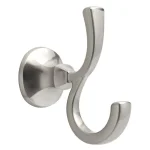 Delta Mandara Double Towel Hook, Brushed Nickel thumbnail 1