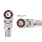 TEKTON 15/16 in. Flex-Head Ratcheting Combination Wrench, 72-Tooth, 6-Point thumbnail 4