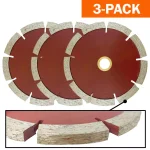 GRIP TIGHT TOOLS 5 in. Professional Tuck Point Diamond Blade for Granite, Marble, Concrete & Masonry (3-Pack) thumbnail 1