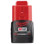 Milwaukee M12 FUEL 12V Brushless Right Angle Die Grinder Kit w/ (2) 2.0Ah Batteries thumbnail 11