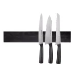 SCHMIDT BROS. 18 in. Ebony Stained Red Oak Magnetic Knife Bar - Black Cutlery Wall Mount thumbnail 1