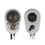 Tekton 1/4 in. Drive 3 in. 90-Tooth Quick-Release Stubby Ratchet thumbnail 2