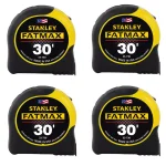 Stanley FATMAX 30 ft. x 1-1/4 in. Tape Measure, 4-Pack thumbnail 1