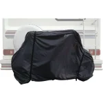 Swagman Horizontal Black 2-Bike RV Hitch Mount Cover Bag - Water Resistant 420D Nylon thumbnail 1