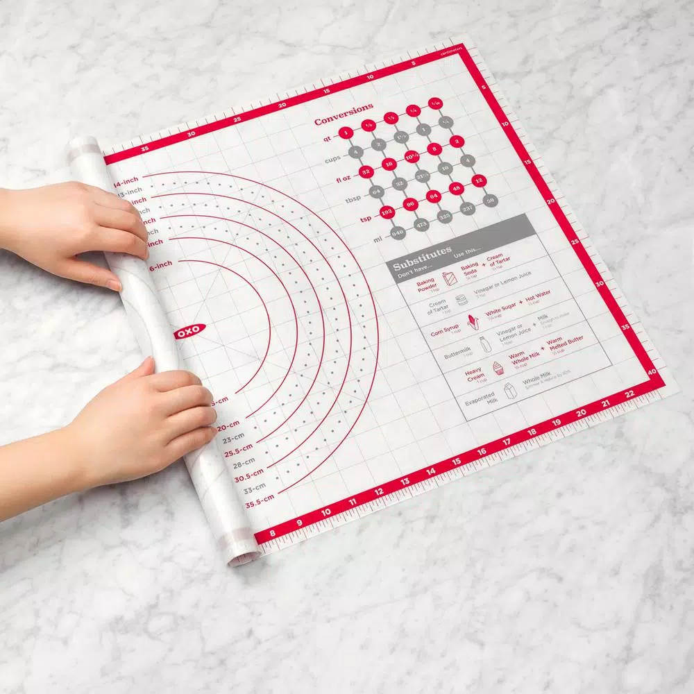 OXO Good Grips Silicone Baking Pastry Mat with Measurement Guides